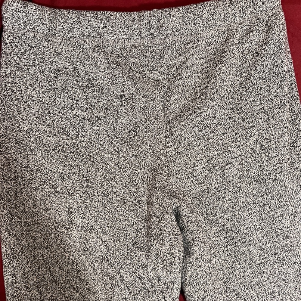 Roots Kids Grey Marled Joggers with Red and Cream Striped Cuffs - Picture 10 of 10